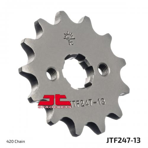 JT SPROCKETS FRONT STEEL 13T, 420 JTF024713