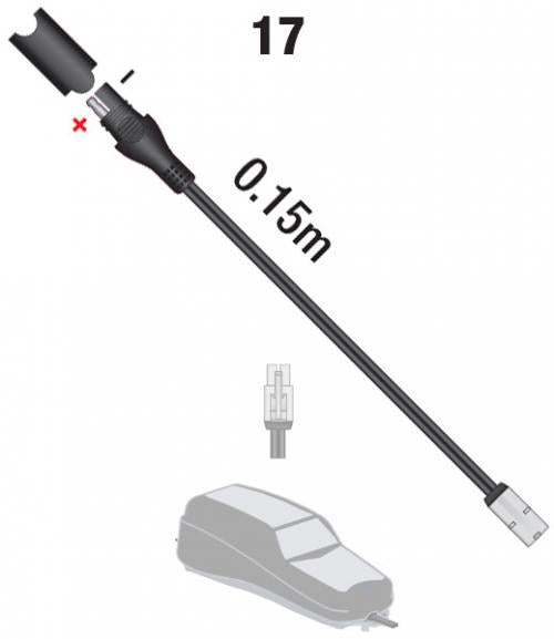 TECMATE O-17 TM TO SAE CONVERTER LEAD OPTIMATE -ACU210