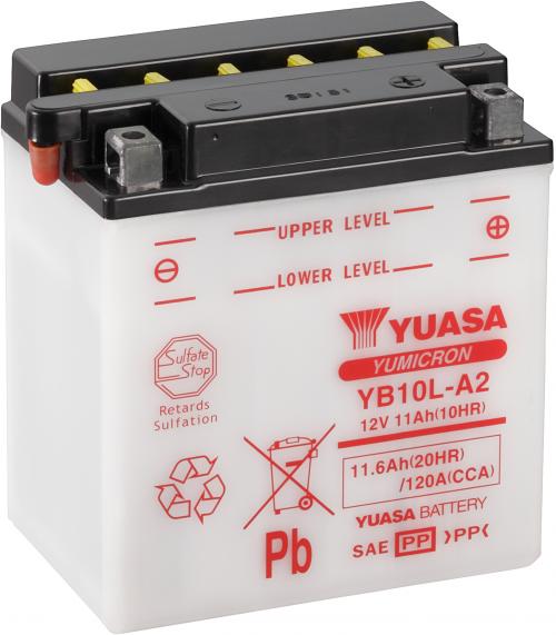 YUASA YB10L-A2 YUASA BATTERY & ACID PACK