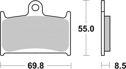 BREMBO 07SU14SR BRAKE PADS SINTER SPORT