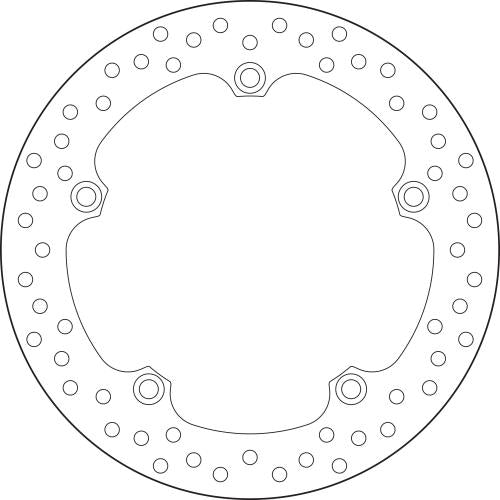 BREMBO BRAKE DISC, 68B407N1