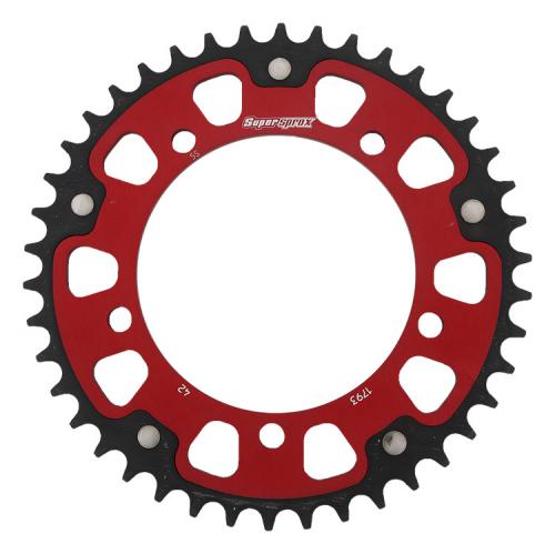 SUPERSPROX SUPERSPROX REAR STEALTH 42T, RED, 520 SU6179342R