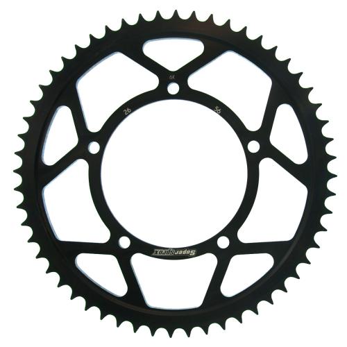 SUPERSPROX SUPERSPROX REAR STEEL 56T, BLACK SU42656B