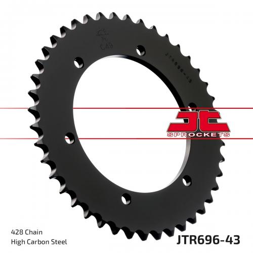 JT SPROCKETS REAR STEEL 43T, 428 JTR069643