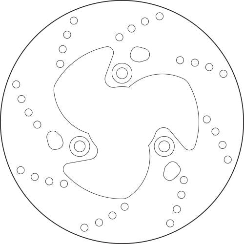 BREMBO BRAKE DISC, 68B40721