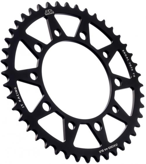 JT SPROCKETS REAR RACELITE ALU 44T BLACK, 520 JTA130344Z