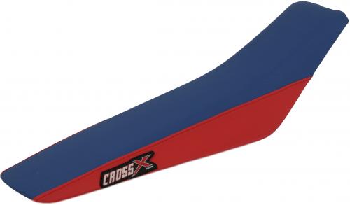 CROSS X SEAT COVER ADV TWO COLORS BLUE RED M8202BLR