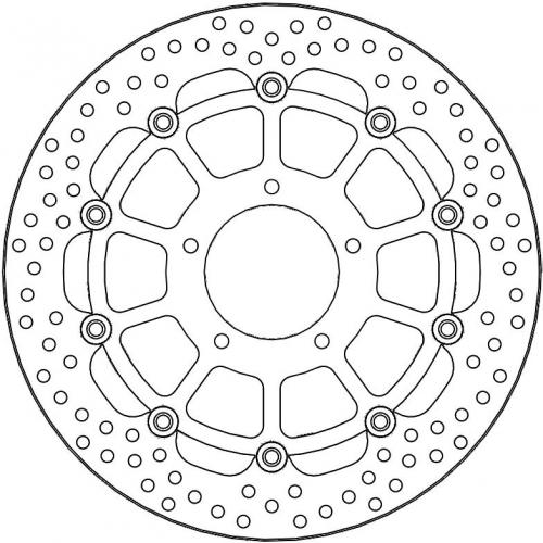 MOTO MASTER 112181, HALO FLOATING ALU DISC 320