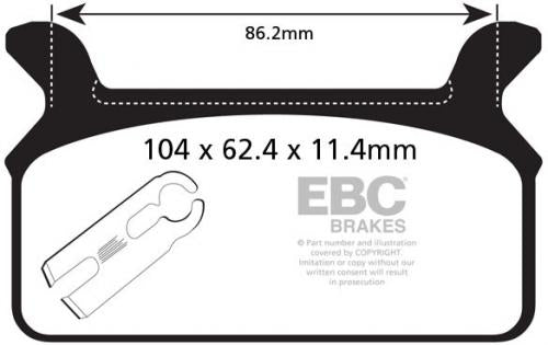 EBC FA 201HH EBC DISC PADS