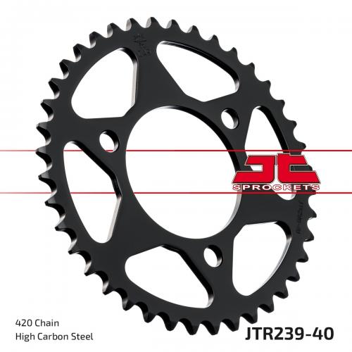 JT SPROCKETS REAR STEEL 40T, 420 JTR023940