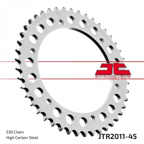 JT SPROCKETS REAR STEEL 45T, 530 JTR201145