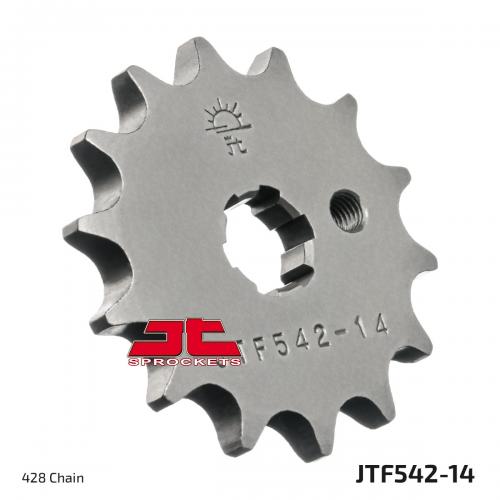 JT SPROCKETS FRONT STEEL 14T, 428 JTF054214