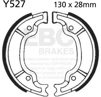 EBC Y527 EBC BRAKE SHOES