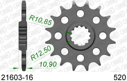 AFAM FRONT 16T, 520 AF12160316