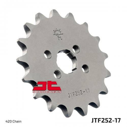 JT SPROCKETS FRONT STEEL 17T, 420 JTF025217