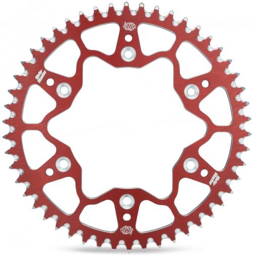 MOTO MASTER REAR ALU, 58T, RED, 420