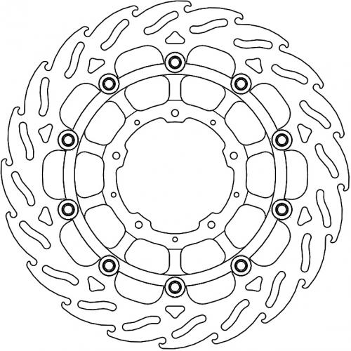 MOTO MASTER 113221, FLAME FLOATING DISC