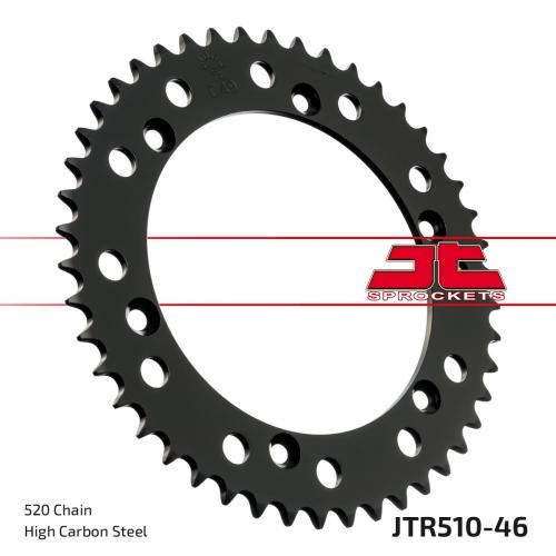 JT SPROCKETS REAR STEEL 46T, 520 JTR051046