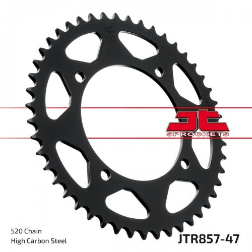 JT SPROCKETS REAR STEEL 47T, 520 JTR085747