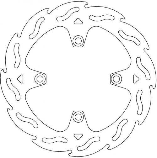 MOTO MASTER 110430, FLAME FIXED DISC 255