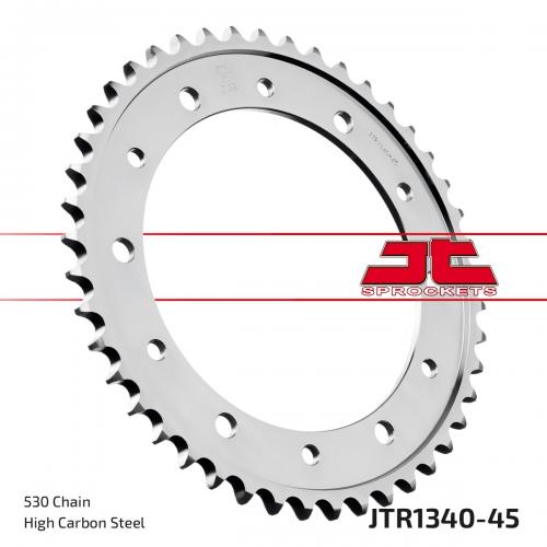 JT SPROCKETS REAR STEEL 45T, 530 JTR134045