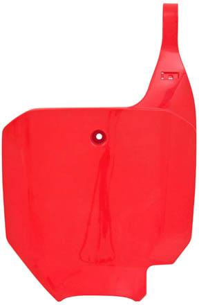 RTECH FRONT NUMBER PLATE HONDA RED 565210125