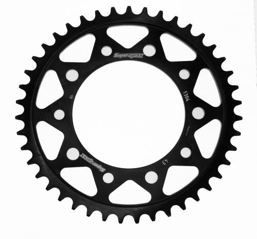 SUPERSPROX SUPERSPROX REAR STEEL 43T, BLACK, 525 SU4130443B