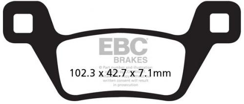 EBC FA 600/2R EBC DISC PADS