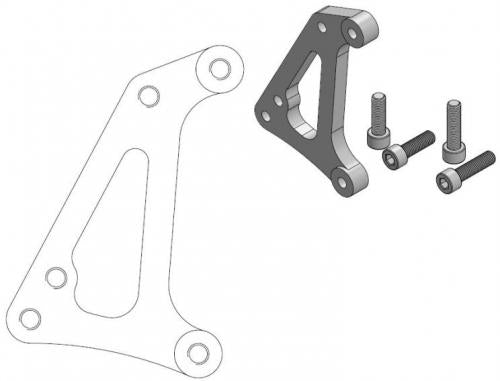 MOTO MASTER 211081, CALIPER ADAPTER BRACKET