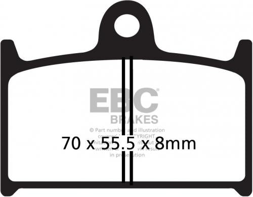 EBC FA 145HH EBC DISC PADS