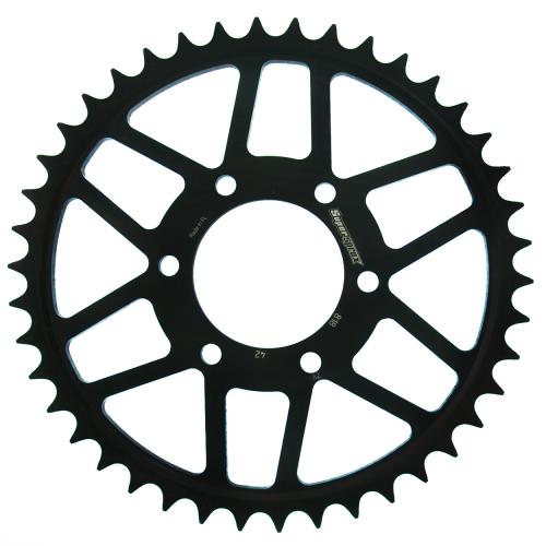 SUPERSPROX SUPERSPROX REAR STEEL 42T, BLACK SU481842B