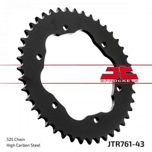 JT SPROCKETS REAR STEEL 43T, 525 JTR076143