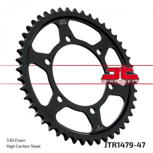 JT SPROCKETS REAR STEEL 47T BL, 530 JTR147947Z