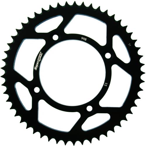 SUPERSPROX SUPERSPROX REAR ALU 53T, BLACK, 428