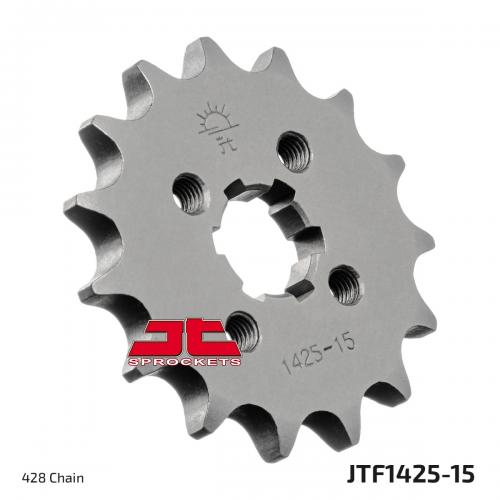 JT SPROCKETS FRONT STEEL 15T, 428 JTF142515