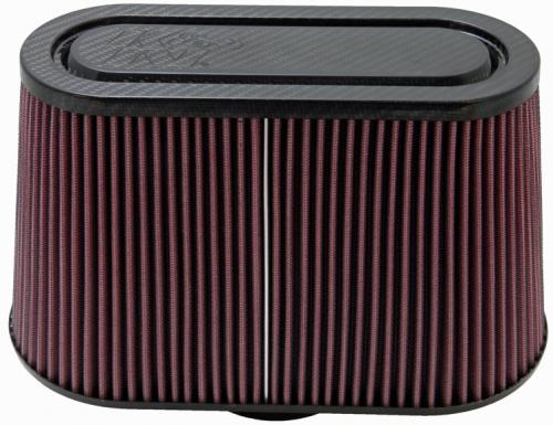 K&N UNIVERSAL AIR FILTER - CARBON FIBER TOP AND BA 13794400
