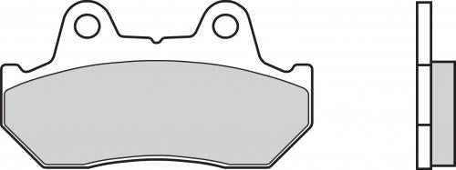 BREMBO 07025CC BRAKE PADS ORGANIC