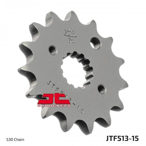 JT SPROCKETS FRONT STEEL 15T, 530 JTF051315