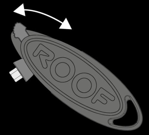 ROOF ROOF KEY RING,