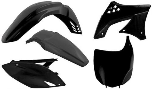 RTECH PLASTICS KIT 5 PCS KAWASAKI BLACK 563225548