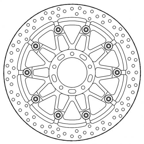 MOTO MASTER 117087, HALO T-FLOATER DISC