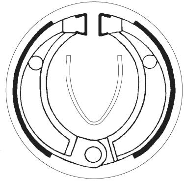 SBS 2043 BRAKE SHOES