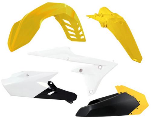 RTECH PLASTICS KIT 6 PCS YAMAHA YELLOW