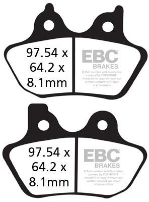 EBC FA 400V EBC SEMI SINTERED DISC PADS