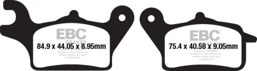EBC SFA 652 EBC SCOOTER PADS