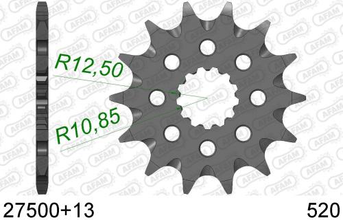 AFAM FRONT 13T, 520 AF12750013S