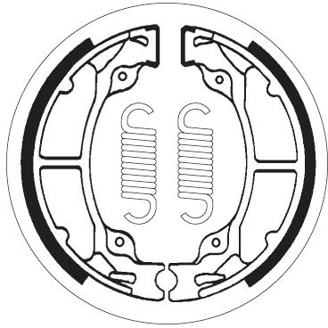 SBS 2025 BRAKE SHOES