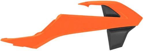 RTECH RADIATOR SCOOPS KTM ORANGE-BLACK (OE) 566230206