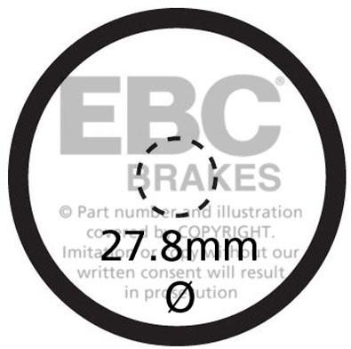 EBC SFA 621V EBC SCOOTER PADS