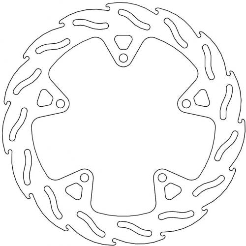 MOTO MASTER 110595, FLAME FIXED DISC 245
